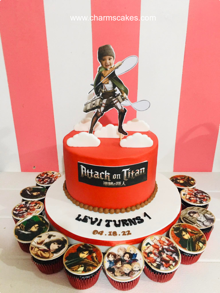 Levi Anime Custom Cake