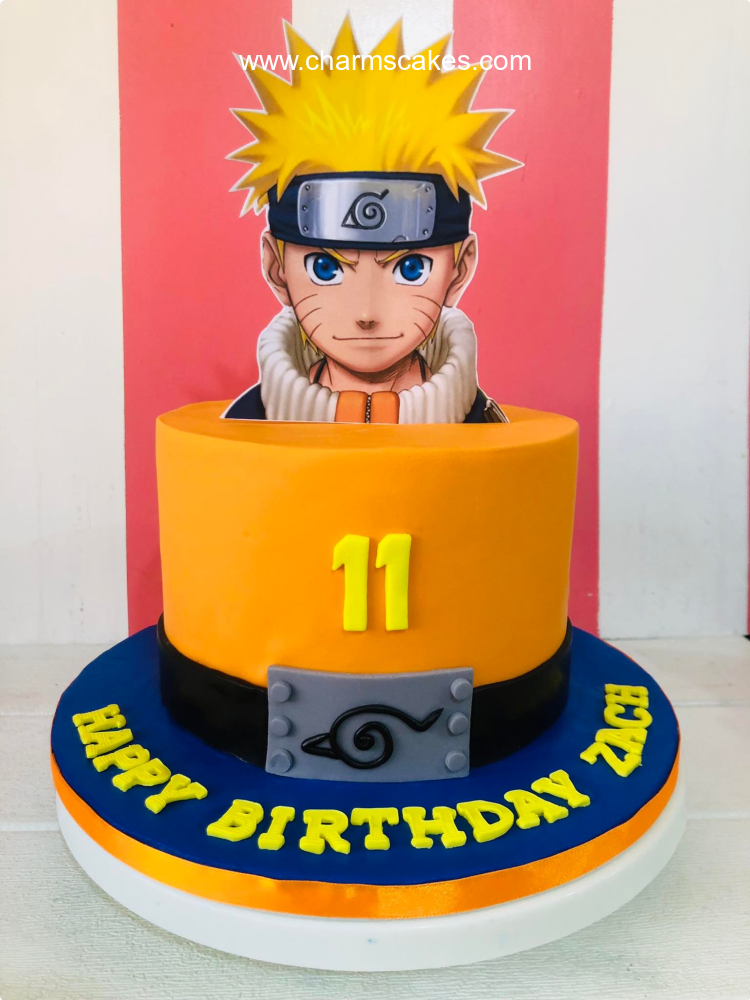 Zach's Anime Custom Cake