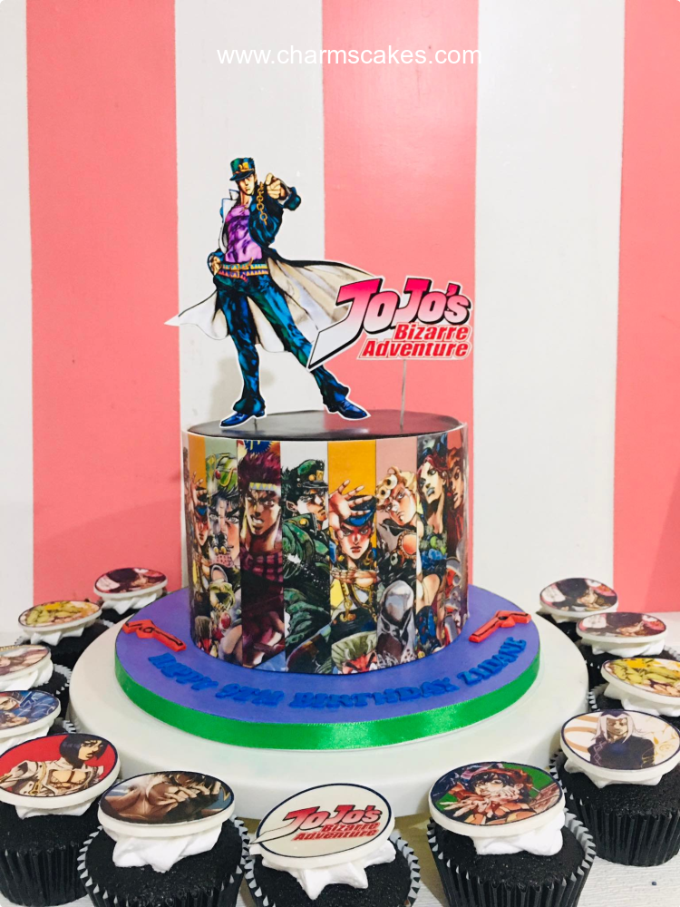 Jojo's Anime Custom Cake