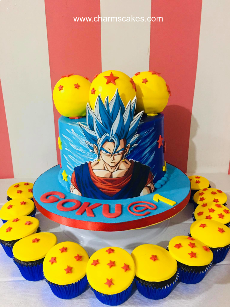 Goku Anime Custom Cake