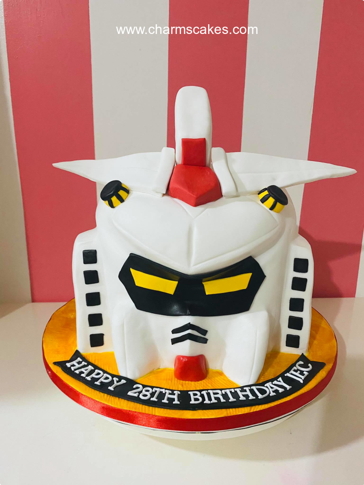 Gundam Anime Custom Cake