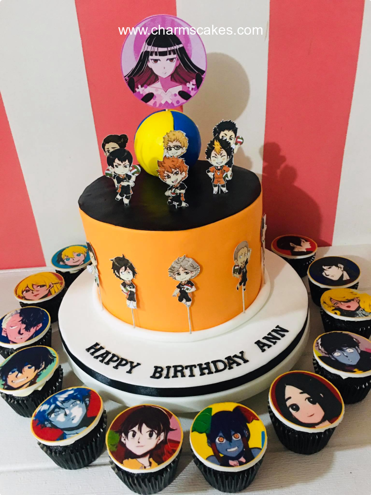 Making a Haikyu themed cake  Anime cake ArtCakes  YouTube