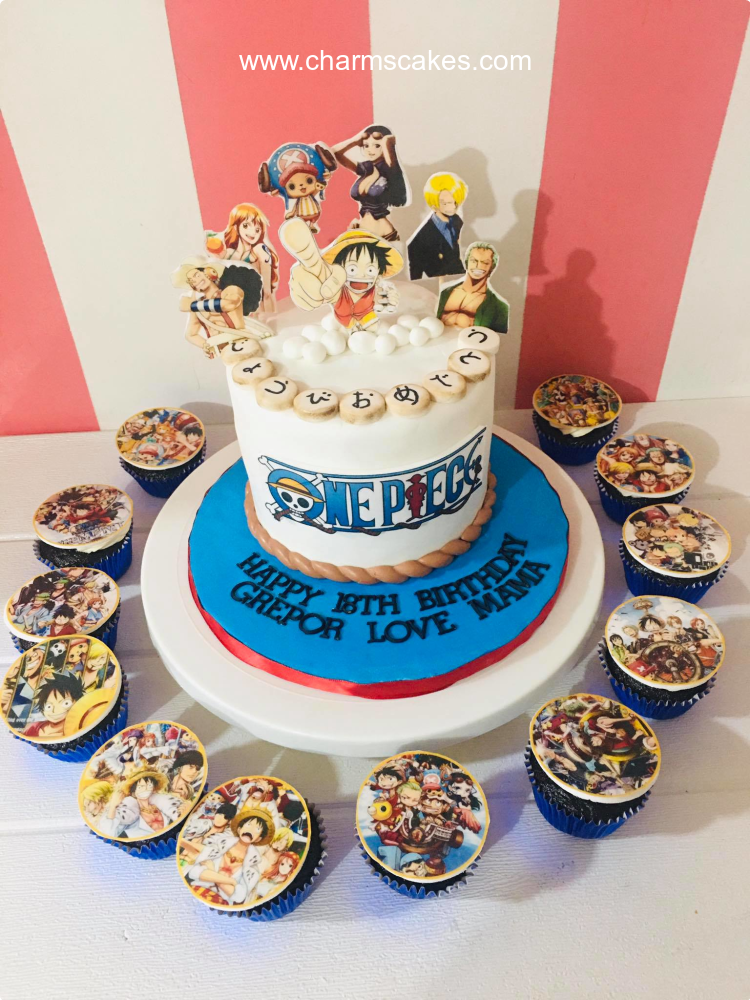 Charm's Cakes | One Piece Anime Cake, A Customize Anime cake