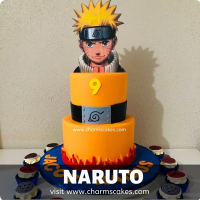 Naruto Anime Custom Cake