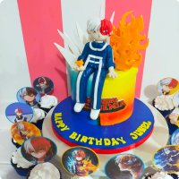 Hero Academy Anime Custom Cake