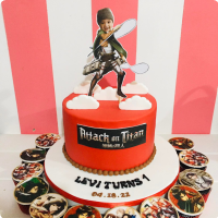 Levi Anime Cake