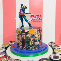 Jojo's Anime Custom Cake