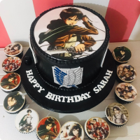 Anime Cake Decorating Photos