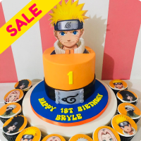 Celebrate with Cake!: Naruto themed single tier Cake