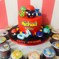 Pokemon Anime Cake