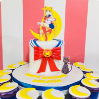 Sailormoon Anime Custom Cake