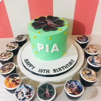 Black Clover Anime Custom Cake