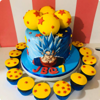 Dragon Ball Anime Custom Cake