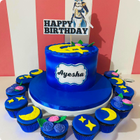 Ayesha Anime Custom Cake