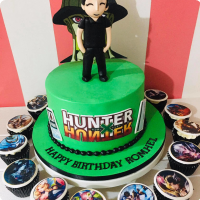 Hunter X Hunter Anime Custom Cake