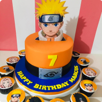 A1 - Naruto Anime Custom Cake