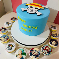 One Piece Anime Custom Cake