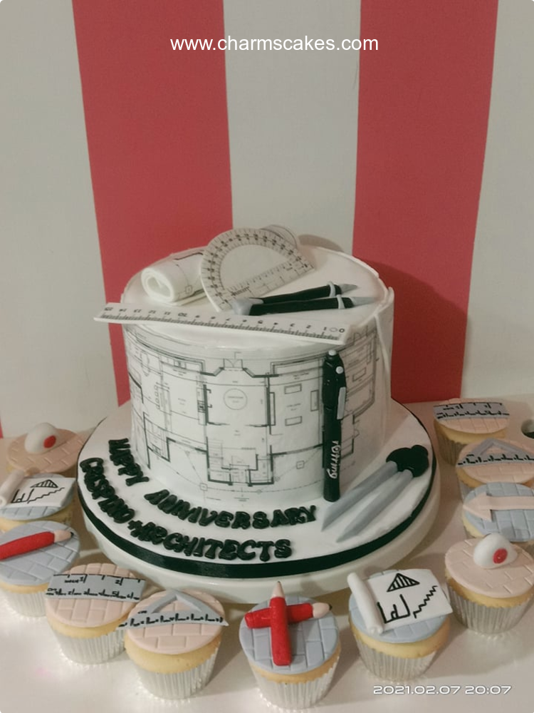 Master Architect Architects Custom Cake