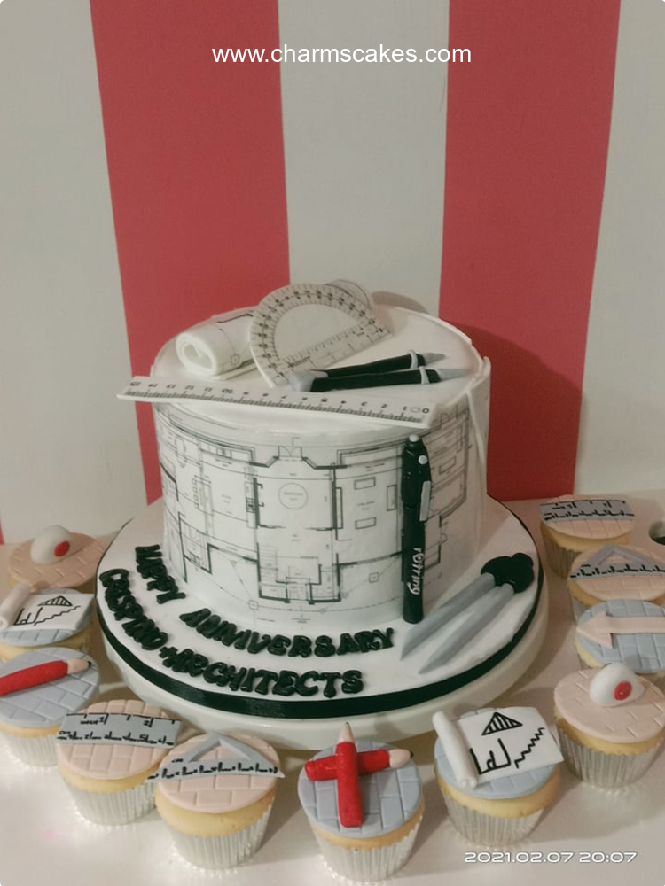 Houses / Buildings | Building cake, House cake, Housewarming cake