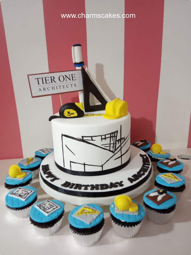 Cake tag: architect - CakesDecor