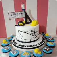 Design Firm Architects Custom Cake