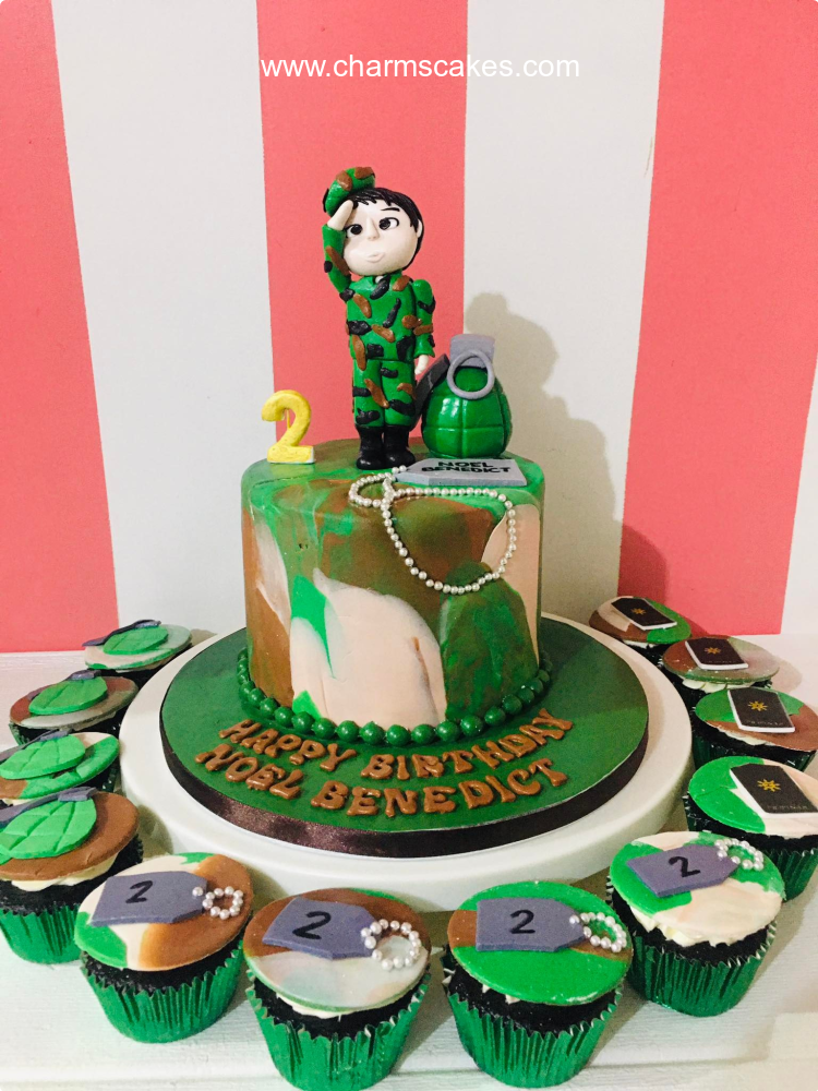 Sgt. Benedict Army Soldiers & Police Custom Cake