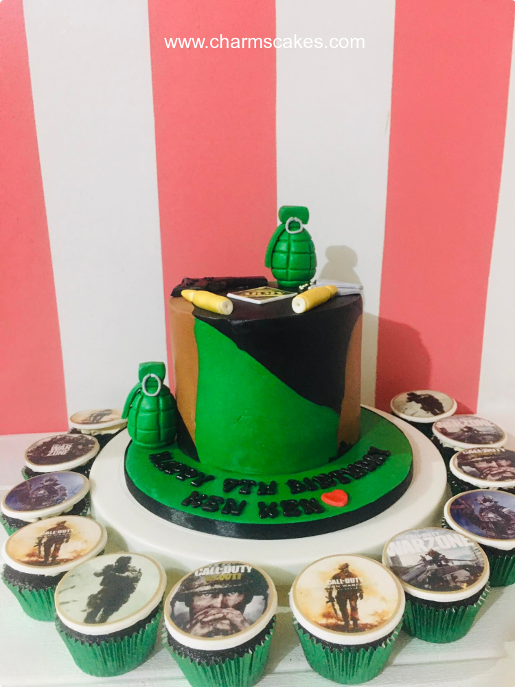 Officer Ken Army Soldiers & Police Custom Cake