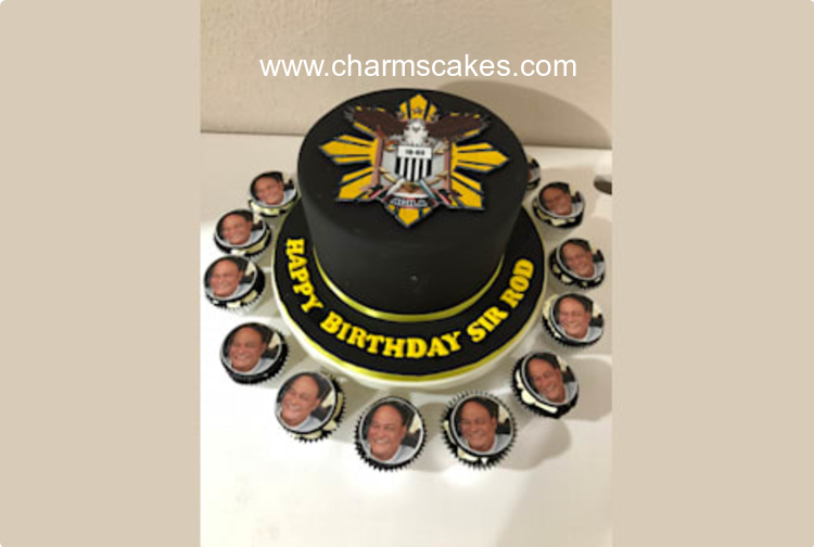 Troop Logo Army Soldiers & Police Custom Cake