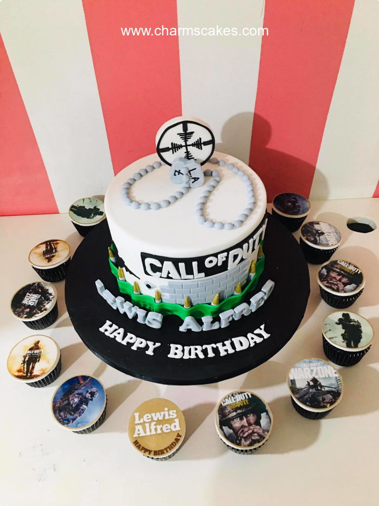 Afred's Call Army Soldiers & Police Custom Cake