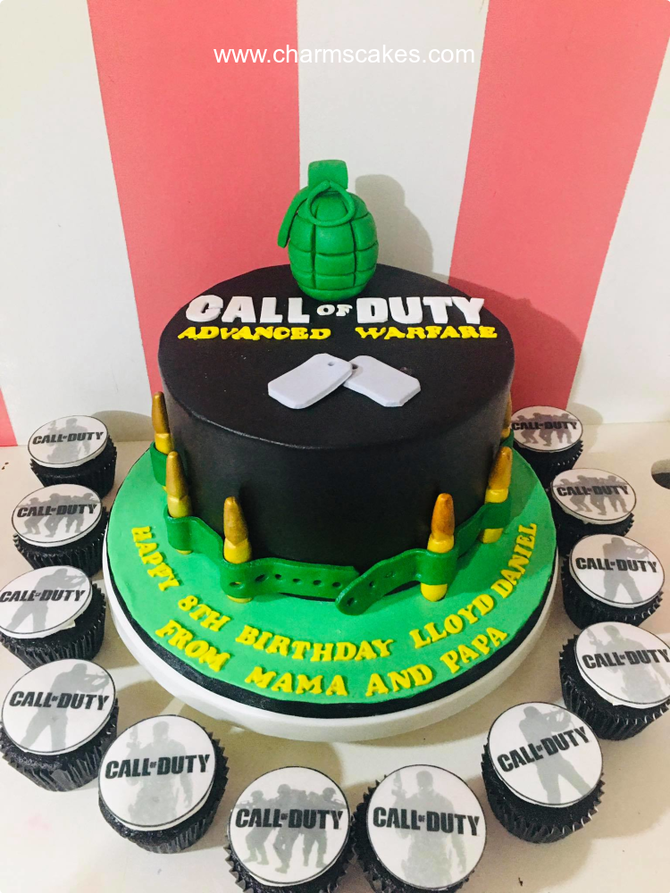 Llyod Army Soldiers & Police Custom Cake