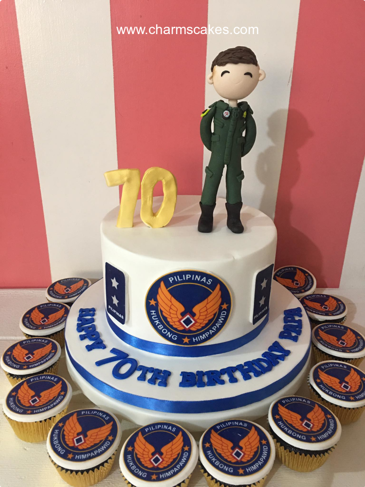 Daddy Airforce Army Soldiers & Police Custom Cake