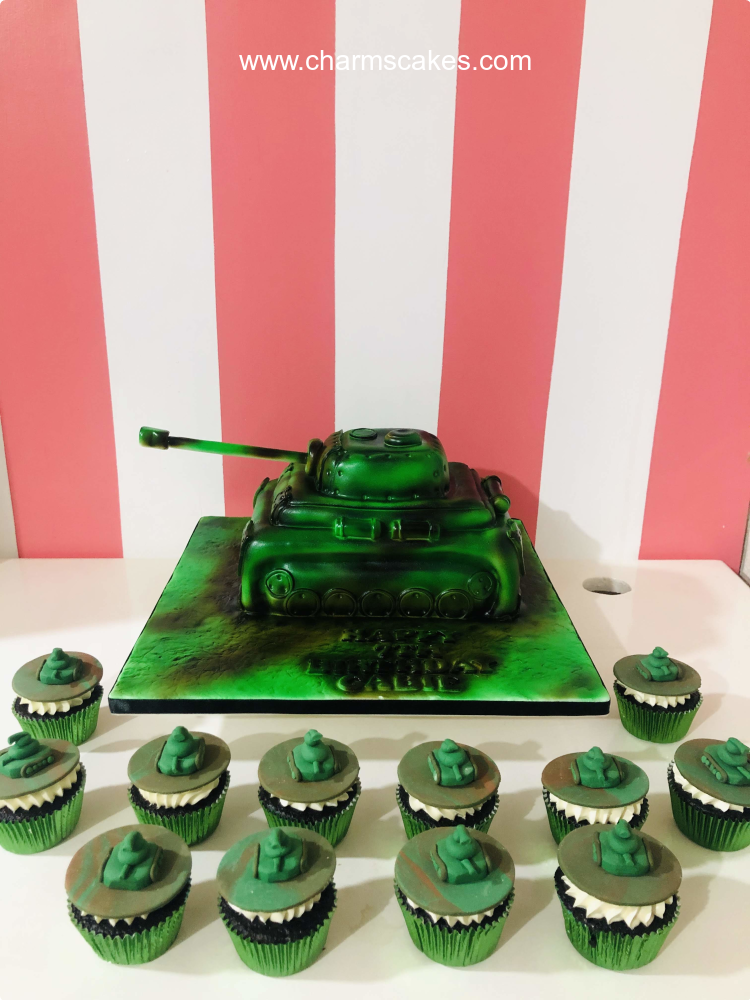 Charm S Cakes Army Tank Custom Cake