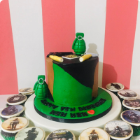 Officer Ken Army Soldiers & Police Custom Cake