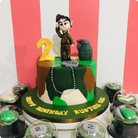 Maj. Rustum Army Soldiers & Police Custom Cake