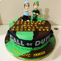 Call of Duty Army Soldiers & Police Custom Cake