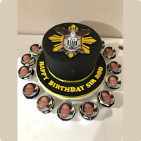 Troop Logo Army Soldiers & Police Custom Cake