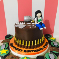 Call Of Duty Girl Army Soldiers & Police Custom Cake
