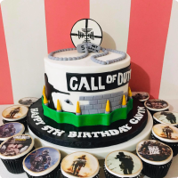 Maj. Cavin Army Soldiers & Police Custom Cake