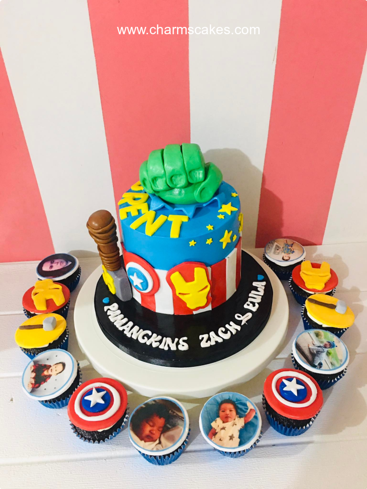 Brent Avengers Custom Cake