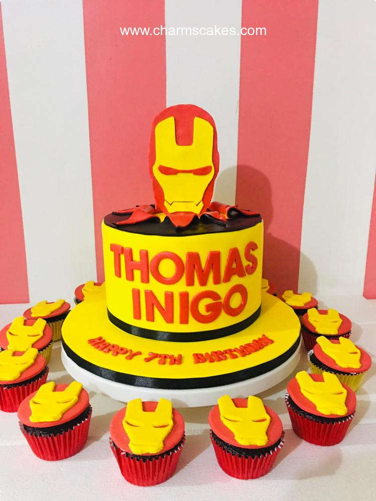 Thomas Avengers Custom Cake