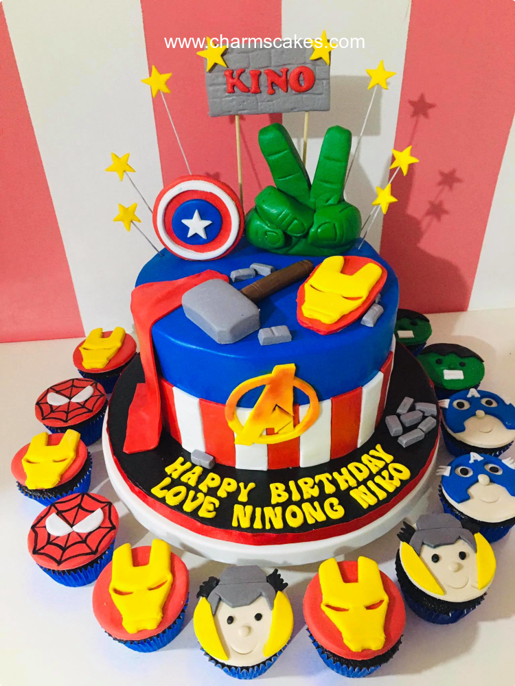 Kino's Avengers Custom Cake