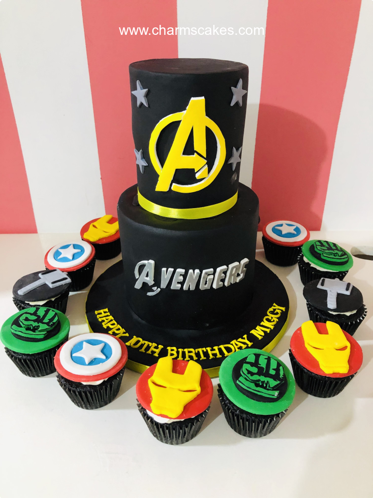 Mickey's Tower Avenger Avengers Custom Cake