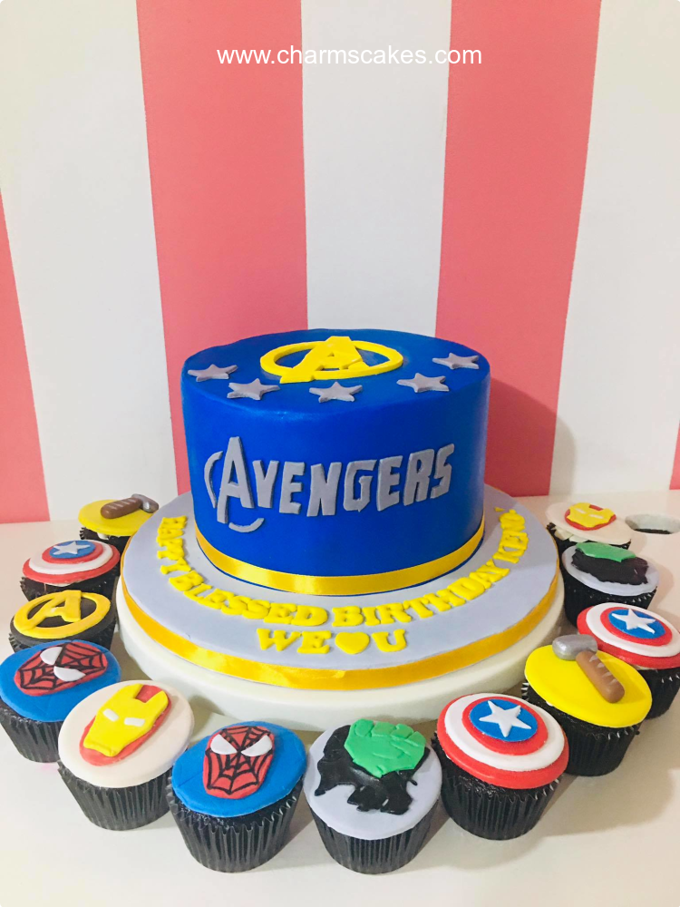 Avengers Photo Print Cake – legateaucakes