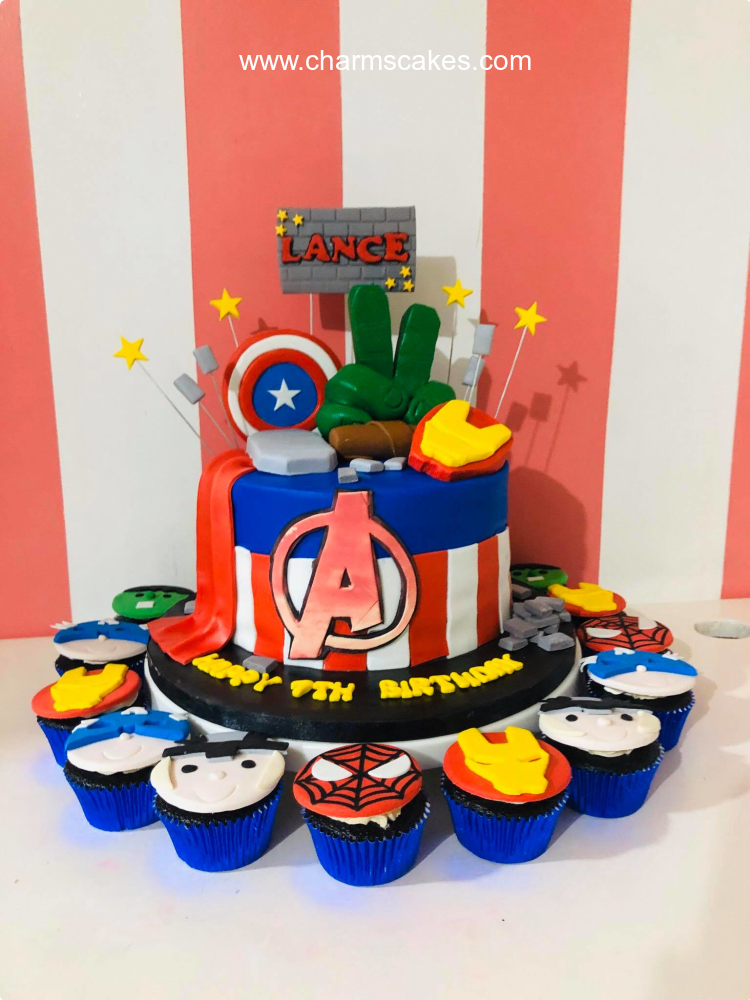 Lance Avengers Custom Cake