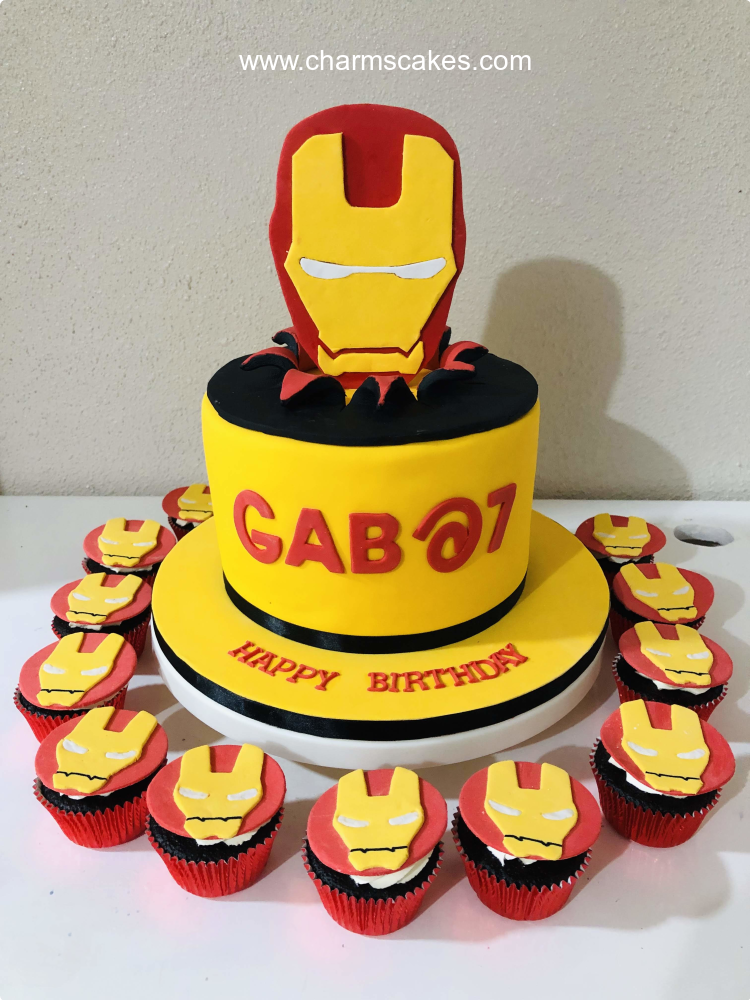 Ironman Avengers Custom Cake