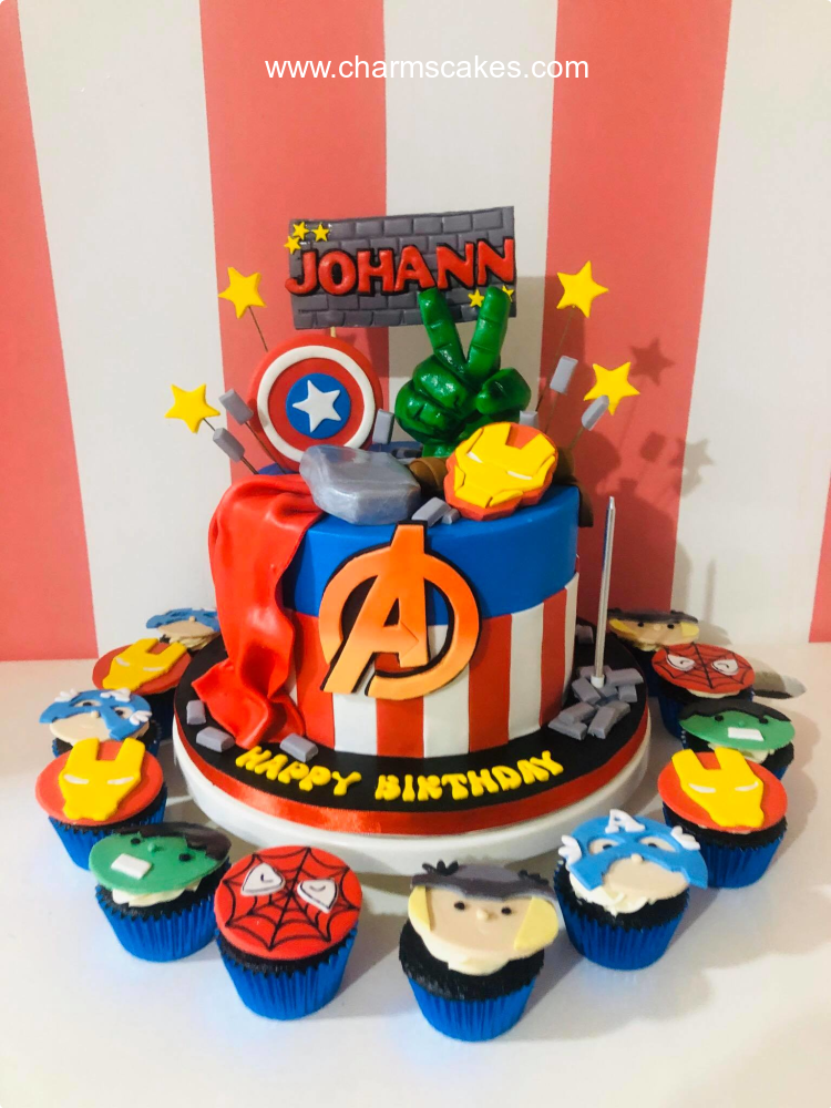 Johann Avengers Custom Cake