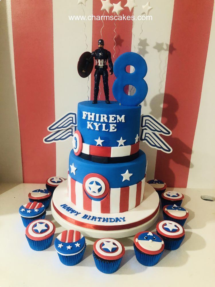 A 3 tier Avengers cake with... - CMS Wedding Cake Creations | Facebook