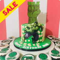 Hulk Dion Avengers Custom Cake