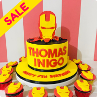 Thomas Avengers Custom Cake