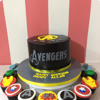 Allan's Avengers Custom Cake